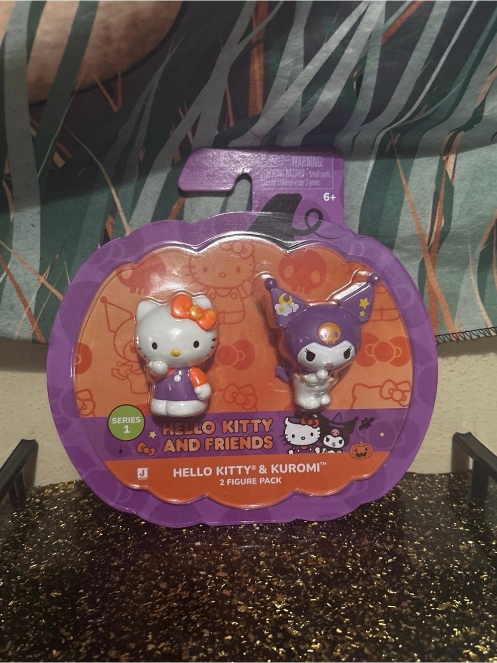 Hello Kitty Hello Kitty & Kuromi Purple Halloween Figure 2-Pack